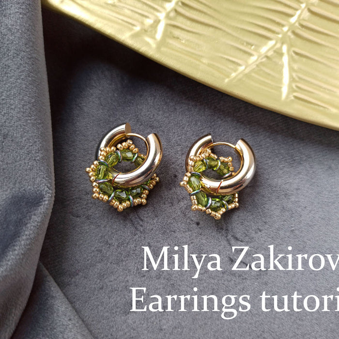 Milya Zakirova - Earrings Tutorial