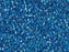 Delica Seed Beads 11/0, Transparent Aquamarine AB, Miyuki Japanese Beads