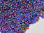 20 g Rocailles Seed Beads 11/0, Crystal Magic Violet Blue, Czech Glass