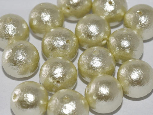 Cotton Pearls 12 mm, Mint Green, Miyuki Japanese Beads