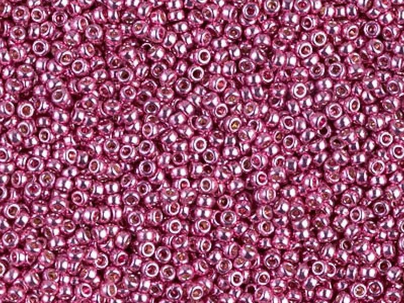 Seed Beads 15/0, Duracoat Galvanized Hot Pink, Miyuki Japanese Beads