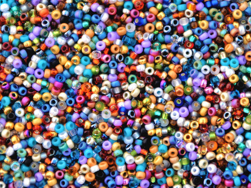5 g Seed Beads 15/0, Mix, Miyuki Japanese Beads