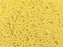 100 pcs Round Pressed Beads, 3mm, Alabaster Powder Light Yellow, Czech Glass