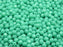 100 pcs Fire Polished Faceted Beads Round, 4mm, Opaque Turquoise Green, Czech Glass