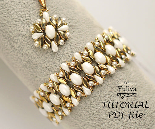 PDF Tutorial jewelry set “France”