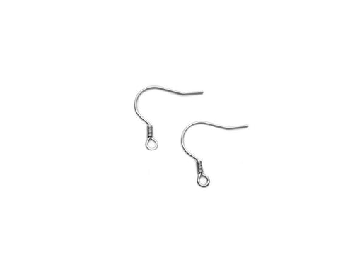 Wire Hook with Spring 17x10 mm, Surgical Stainless Steel, Czech Republic