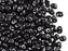 20 g 2-hole SuperDuo™ Seed Beads, 2.5x5mm, Jet Black, Czech Glass
