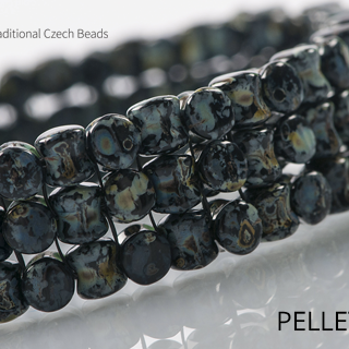 Handmade: Bracelet "Pellet Bangle" made of Pellet Beads
