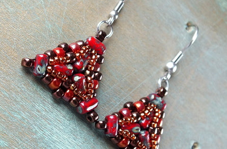 Free Tutorial: Ada Earrings