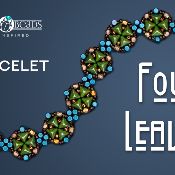 Handmade: Beaded Bracelet Fourleaves