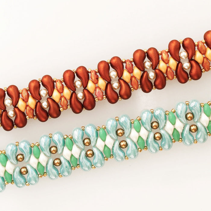 FREE TUTORIAL BRACELET «LINA» with ZoliDuo and SuperDuo Beads
