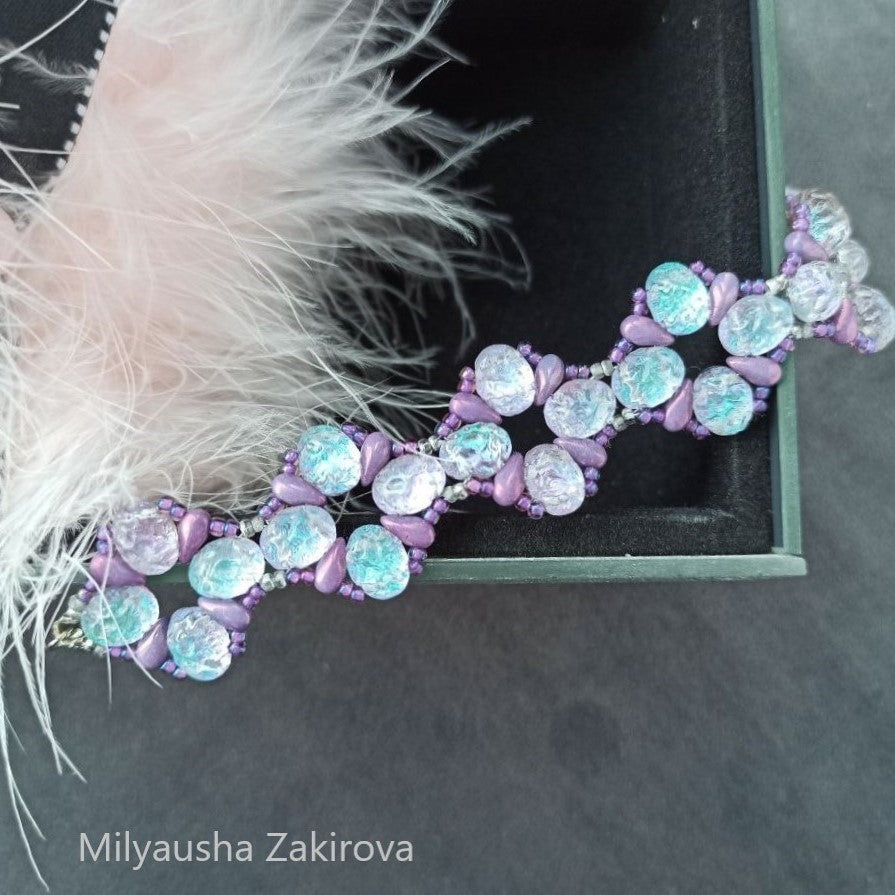 Tutorial "Bracelet Selena" by Milyausha Zakirova