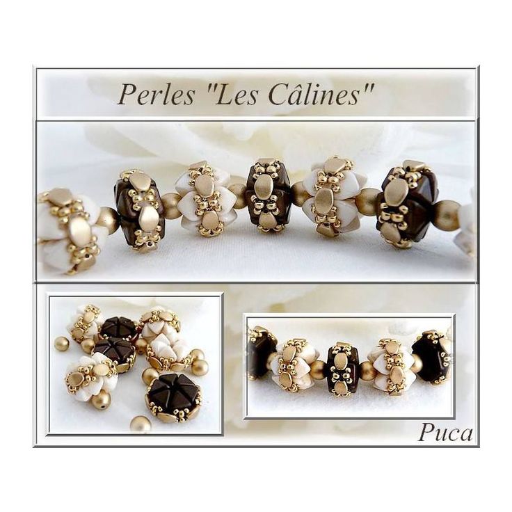Free Tutorial: "Les Calines" made of Kheops par Puca and Pinch Beads