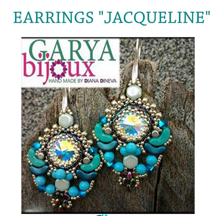 Free Tutorial: Earrings "Jacqueline" by Diana Dineva