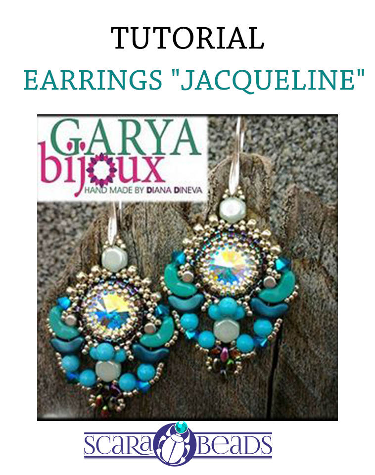 Free Tutorial: Earrings "Jacqueline" by Diana Dineva