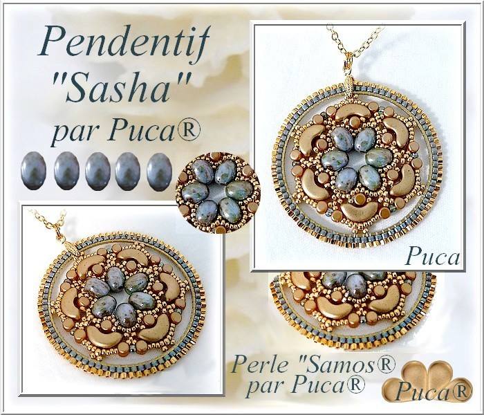 Free Tutorial: Handmade Pendant Sasha made of par PUCA®
