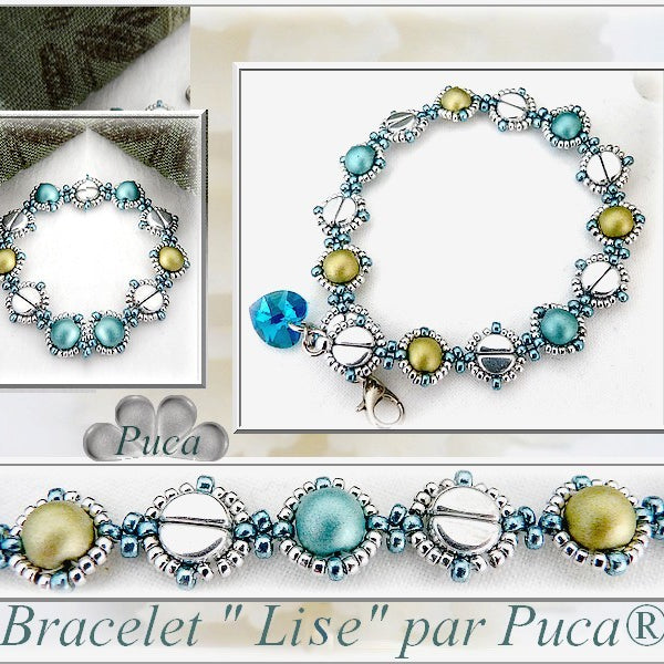 Handmade: Bracelets and Necklaces "Lise" made of Par Puca