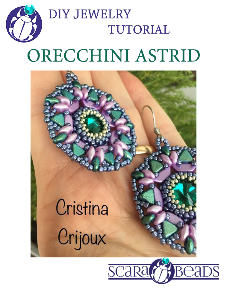Beaded Earrings "Orecchini Astrid"