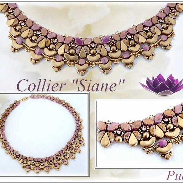 Free Tutorial: Necklace "SIANE" by Puca