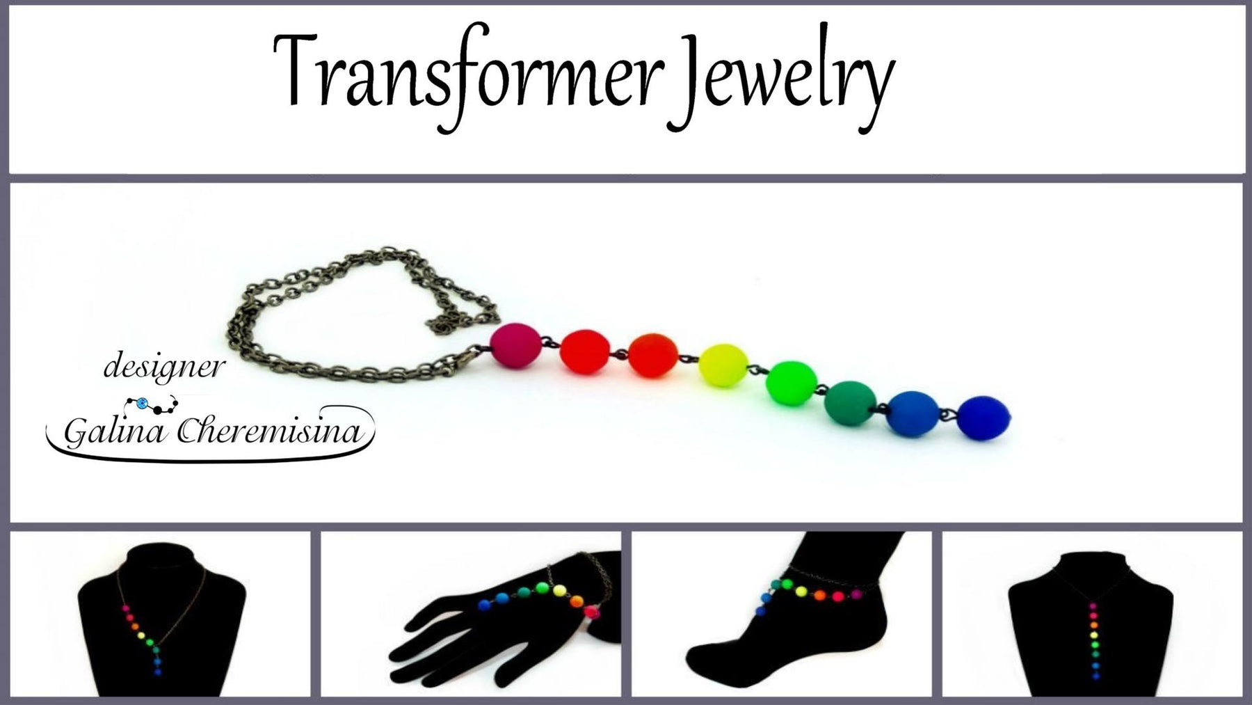 DIY: Transformer Jewelry made of Neon Beads