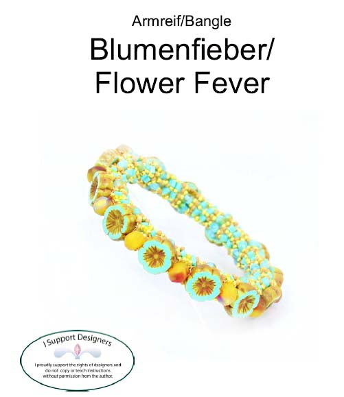 Handmade: Bracelet "Flower Fever"