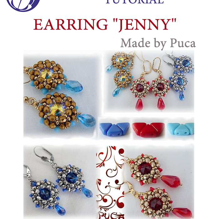 Free Tutorial: Earring "Jenny" by Puca