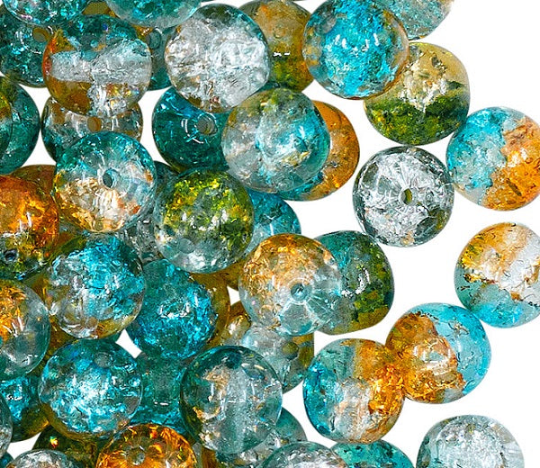 Round Beads 6mm Cracked