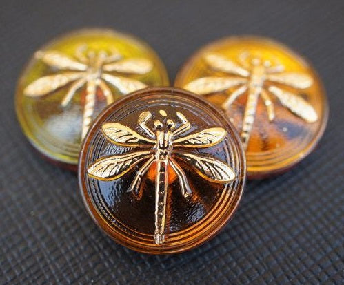 Cabochons With Dragonfly