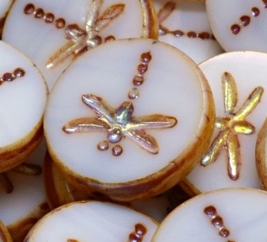 Dragonfly Coin Beads