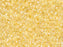 5 g 11/0 Miyuki Delica, Lined Pale Yellow AB, Japanese Seed Beads