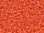 5 g 11/0 Miyuki Delica, Opaque Orange AB, Japanese Seed Beads