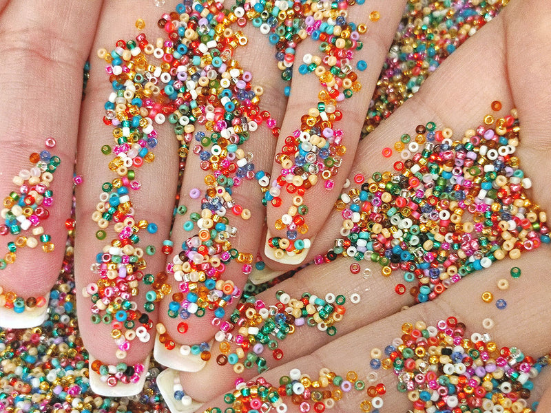 5 g Seed Beads 15/0, Mix, Miyuki Japanese Beads