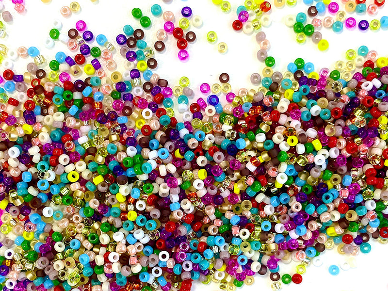 5 g Seed Beads 15/0, Mix, Miyuki Japanese Beads
