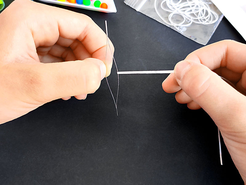 Kit for creating DIY jewelry / set for creativity, beading bracelets, Neon Colors