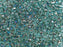 100 pcs Fire Polished Beads 3 mm, Aquamarine Azuro, Czech Glass