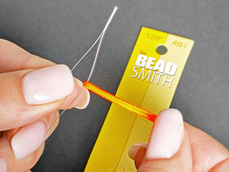 1 pc Big Eye Beading Needle LE2-1 2.125 inch 0.55x55 mm, Steel