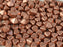 Bicone Beads 6 mm, Vintage Copper, Czech Glass