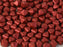 Bicone Beads 6 mm, Lava Red, Czech Glass