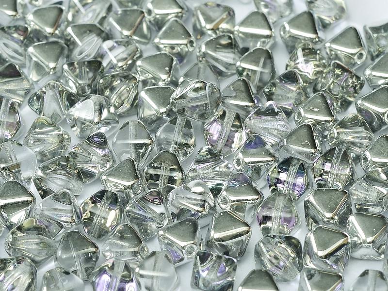 Bicone Beads 6 mm, Crystal Vitrail Light, Czech Glass