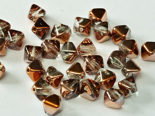 Bicone Beads 6 mm, Crystal Sunset, Czech Glass