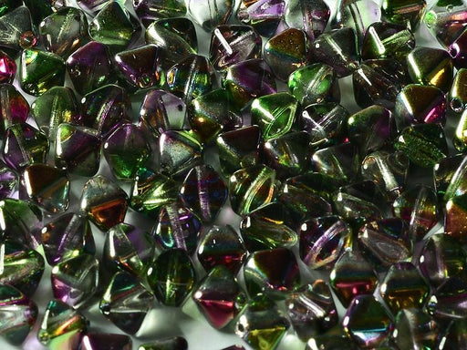 Bicone Beads 6 mm, Crystal Magic Orchid, Czech Glass