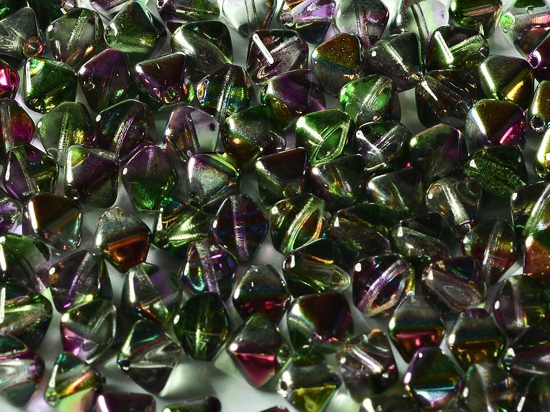 Bicone Beads 6 mm, Crystal Magic Orchid, Czech Glass