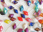 30 pcs Diamonduo™ Beads 5x8 mm, 2 Holes,  Mix, Czech Glass