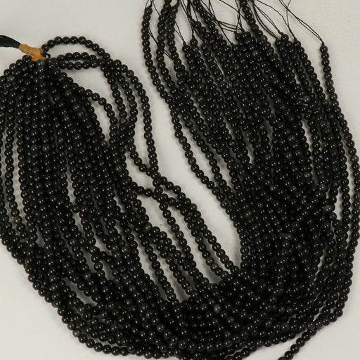 Gemstone Beads 4 mm, Obsidiana Rainbow Round Smooth,