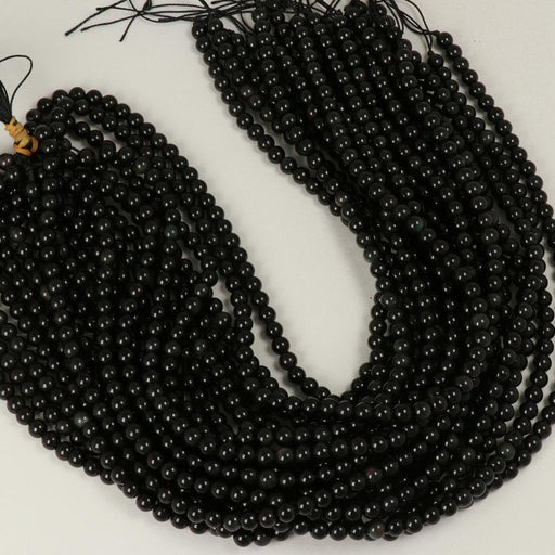 Gemstone Beads 6 mm, Obsidiana Rainbow Round Smooth,