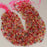 Gemstone Beads 8x6 mm, Rock Crystal Multicolor Nugget Smooth,