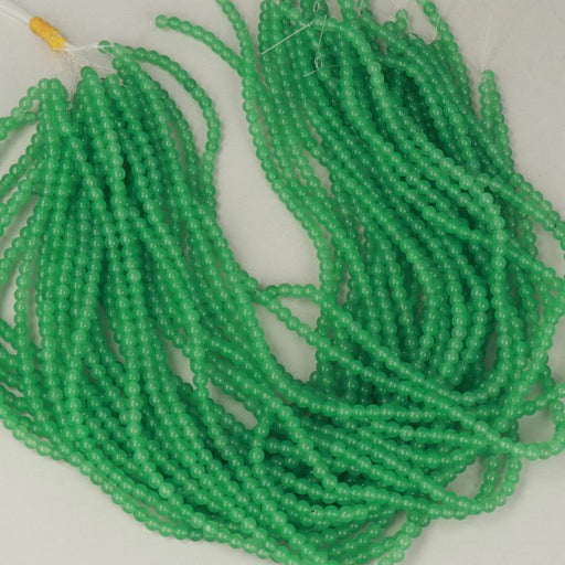 Gemstone Beads 4 mm, Avventurine Green Round Smooth,