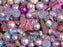 65 g (2,29 oz) Unique Mix of Czech Glass Beads for Jewelry Making, Beads & Bead assortments. Pressed Beads, Matubo, Rocailles et al. Mixed Shapes and Size, Composition Lavender Sparkle