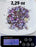 65 g (2,29 oz) Unique Mix of Czech Glass Beads for Jewelry Making, Beads & Bead assortments. Pressed Beads, Matubo, Rocailles et al. Mixed Shapes and Size, Composition Lavender Sparkle