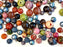 65 g Exclusive Multicolored Czech Glass Beads Mix, Stone Inspiration, Czech Glass